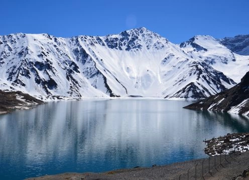 EXCURSIóN POR LOS ANDES, EMBALSE DEL YESO. Santiago, CHILE